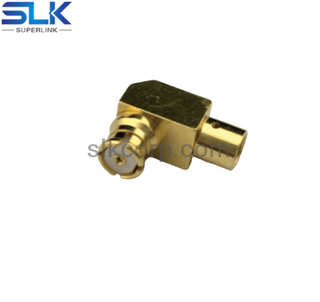 Connecteur de sertissage à angle droit Jack SMP pour câble RG316D 50 OHM 5SPF11R-A50